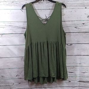 Terra & Sky Blouse Size 1X